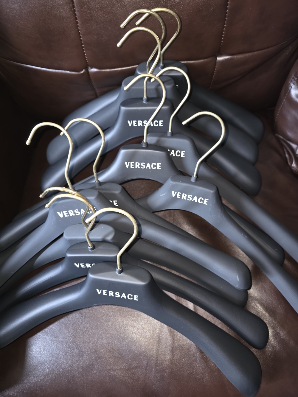 Authentic Versace Hanger Bundle — 19 Hangers / Assorted Sizes